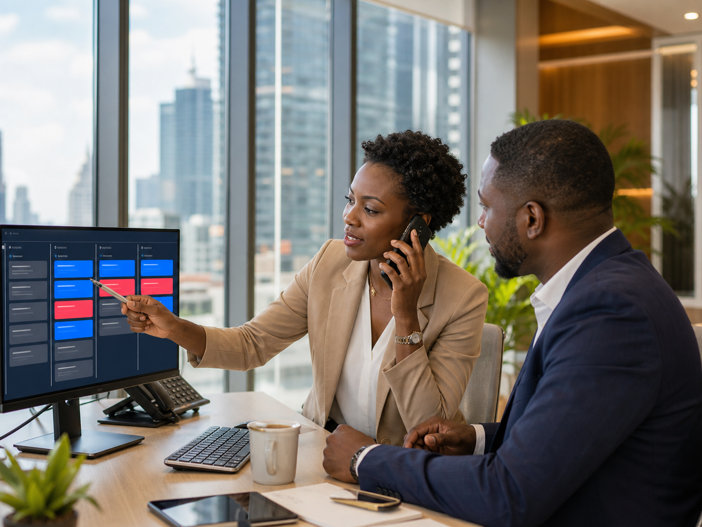 African sales team recovering revenue through fast customer follow-up